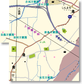 地域の洋蘭地図